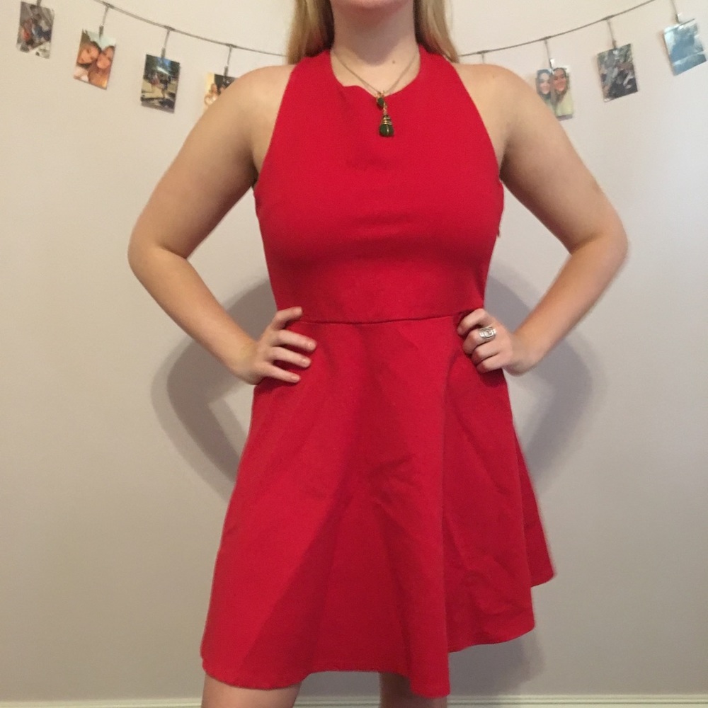 F21 Red Dress